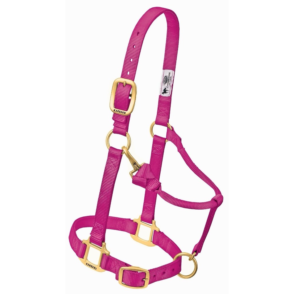 Weaver Original Non-Adjustable Halter Raspberry Horse Average Size New With Tag